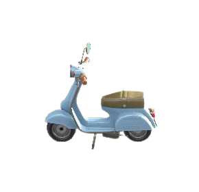 The Light Blue version of Scooter