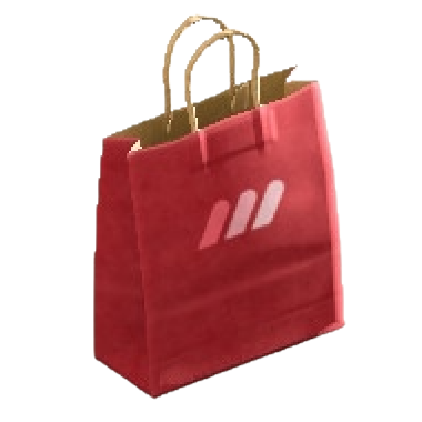 The Red version of Sturdy Paper Bag