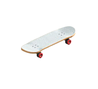 The White version of Skateboard