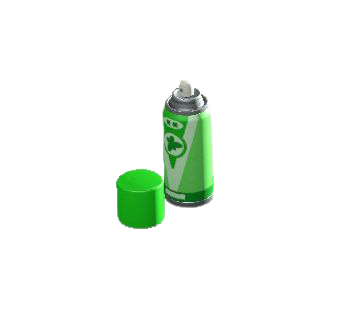 The Green version of Spray Can