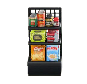 The Black version of Store Shelf