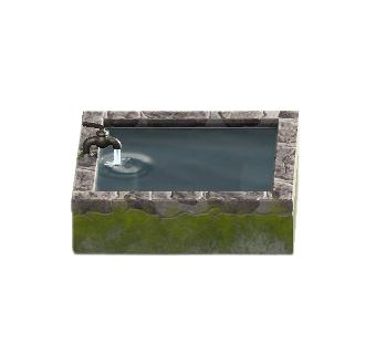 The Mossy version of Square Bathtub