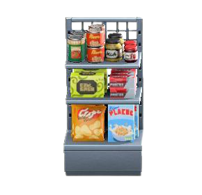 The Silver version of Store Shelf