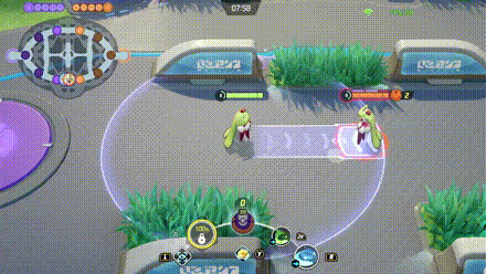 Pokemon UNITE - Tsareena Initiator Combo.gif