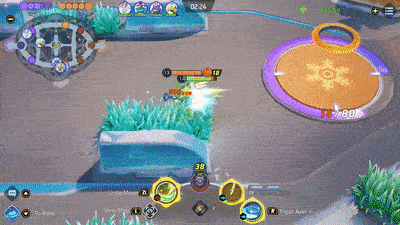 Pokemon UNITE - Tsareena Canceling Triple Axel Using Queen Ascendant