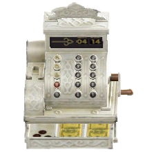 ACNH - The White version of Antique Cash Register
