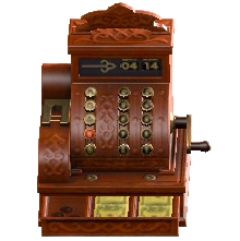 ACNH - The Copper version of Antique Cash Register