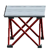 The Red version of Outdoor Folding Table