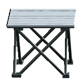 The Black version of Outdoor Folding Table