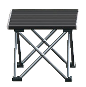 The Black (Tabletop) version of Outdoor Folding Table