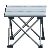 The Silver (Tabletop) version of Outdoor Folding Table