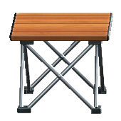 The Brown (Tabletop) version of Outdoor Folding Table