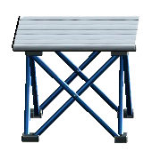 The Blue version of Outdoor Folding Table