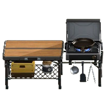 The Black version of Outdoor Kitchen