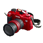 The Red version of SLR Camera