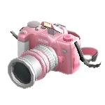 The Pink version of SLR Camera