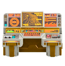 The Orange version of Spaceship Control Panel