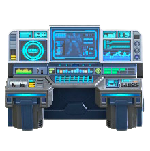 The Schematics version of Spaceship Control Panel
