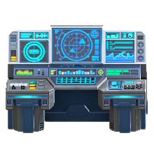 The Radar version of Spaceship Control Panel
