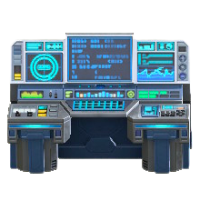 The Lines of Code version of Spaceship Control Panel
