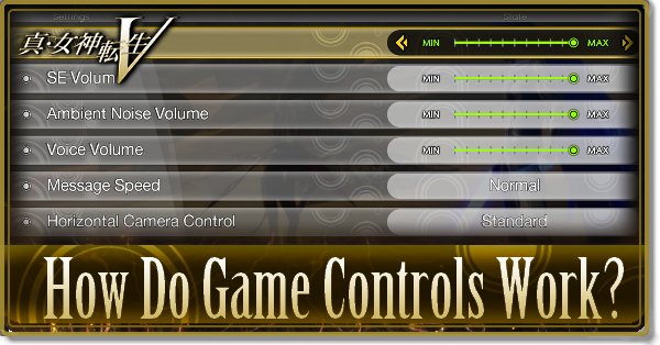 Game Controls Banner