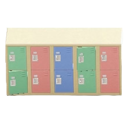 The Colorful version of School Locker