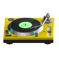 The Yellow version of Tabletop Record Player
