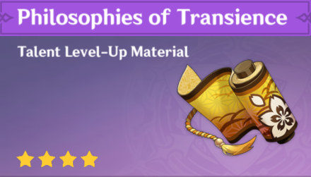 Genshin Impact - How to Get Philosophies of Transience and Effects