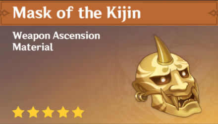 Genshin Impact - How to Get Mask of the Kijin and Effects