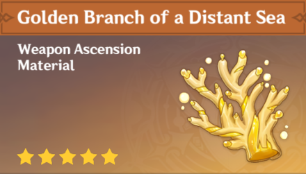 Genshin Impact - How to Get Golden Branch of a Distant Sea and Effects