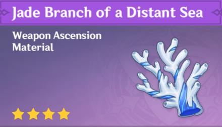 Genshin Impact - How to Get Jade Branch of a Distant Sea and Effects