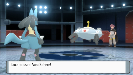 BDSP - Fighting Type Moves against Magnezone