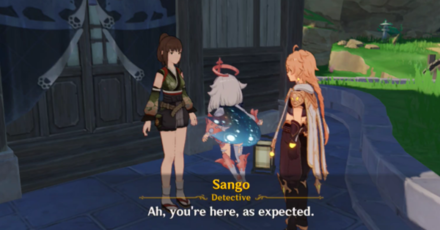 Genshin - Talk to Sango