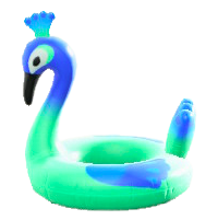The Green version of Inflatable Bird Ring