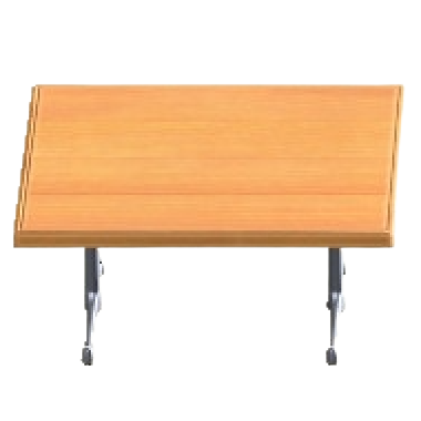 The Light Brown version of Large Café Table