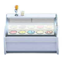 The White version of Ice-Cream Display