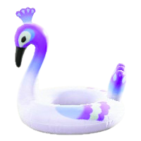 The Purple version of Inflatable Bird Ring