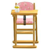 The Pink (Seat) version of High Chair