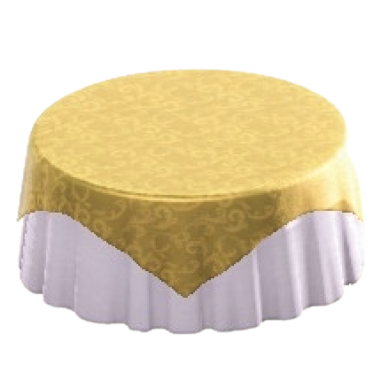 The Gold version of Large Covered Round Table