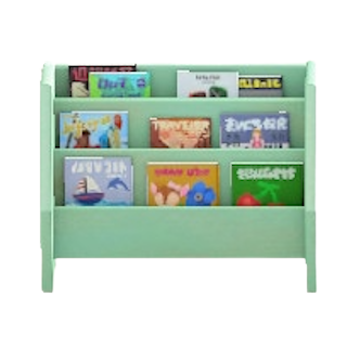 The Light Green version of Large Magazine Rack