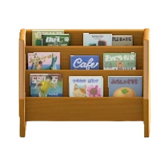 The Natural Wood version of Large Magazine Rack