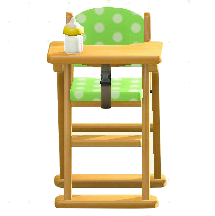 The Green (Seat) version of High Chair