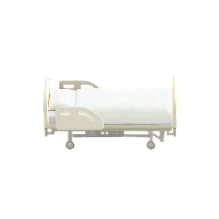 The Light Brown version of Modern Hospital Bed