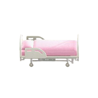The Pink version of Modern Hospital Bed