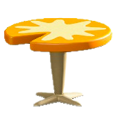 The Orange version of Lily-Pad Table