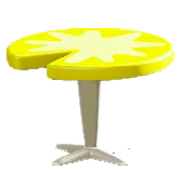 The Yellow version of Lily-Pad Table