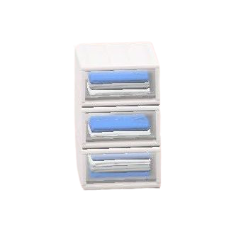 The White version of Plastic Clothing Organizer