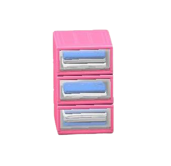 The Pink version of Plastic Clothing Organizer