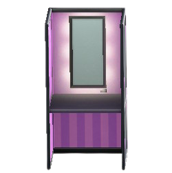 The Cool version of Powder-Room Booth