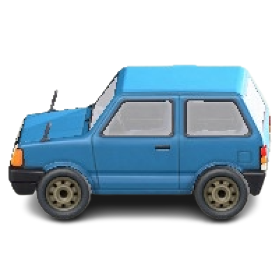 The Blue version of Minicar